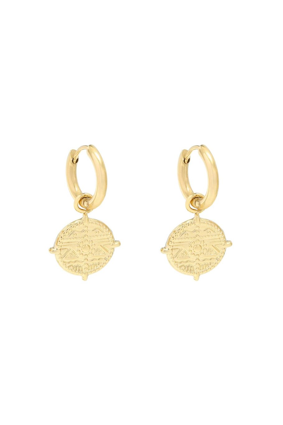 Earrings Lead the Way Silver Color Stainless Steel 